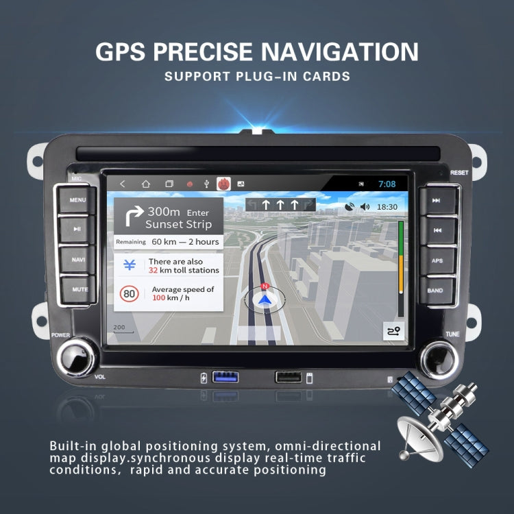 Suitable for Volkswagen 7-inch Car Multimedia Player Navigation Bluetooth Reversing Integrated Machine Android 10.0, 1+16G, 2+16G, 2+32G Suitable for Volkswagen 7-inch Car Multimedia Player Navigation Bluetooth Reversing Integrated Machine Android 10.0, 1+16G, 2+16G, 2+32G